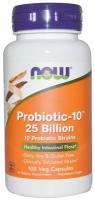 Капсулы NOW Probiotic-10 25 Billion, 350 г, 100 шт