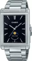 Наручные часы CASIO MTP-M105D-1A, черный, серебряный