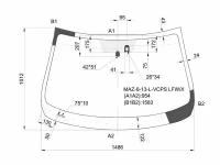 Стекло Лобовое Атермальное + Дд Mazda 6 4/5d Sed/Wgn 12- (Solar-X Защита От Ультрафиолета) XYG арт. SOLAR-MAZ-6-13-L-VCPS LFW/X