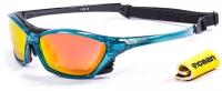 Солнцезащитные очки OCEAN OCEAN Lake Garda Transparent Blue / Revo Orange Polarized lenses, голубой