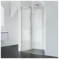 Душевая дверь BelBagno Acqua 130х195 прозрачная, хром (ACQUA-BF-1-130-C-Cr)