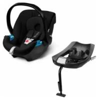 Детское автокресло Cybex Aton с базой Isofix Pure Black