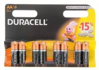 Батарейки AA - Duracell LR6 BL8 (8 штук)