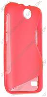 Чехол силиконовый для HTC Desire 310 Dual Sim S-Line TPU (Красный)