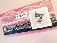 Конверт для денег "Хэллоу Китти", Hello Kitty, Kuromi, розовый, ручная работа