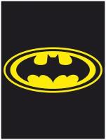 Наклейка на авто "Бэтмен - Логотип" 20х9 см