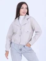 Куртка кожаная / короткая куртка / 44-46 размер / на куртка на платье / легкая куртка