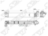 ST8200880552 SAT Радиатор интеркулера RENAULT DUSTER 1.5D 10-