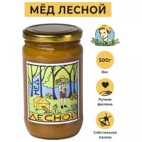 Мед натуральный лесной 500 гр Антон Медов/Правильное питание/Суперфуд/Веган продукт