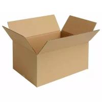 Картонная коробка для хранения и переезда RUSSCARTON, 250х165х265 мм, Т-22 бурый, 10 ед