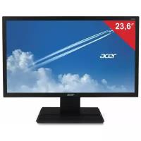 Монитор ACER V246HQLbi 23,6" (60 см), 1920×1080, 16:9, VA, ms, 250 cd, VGA, HDMI, черный