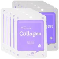 Набор тканевых масок Mijin MJ CARE ON Mask Pack Collagen с коллагеном, 10 шт. по 22 гр