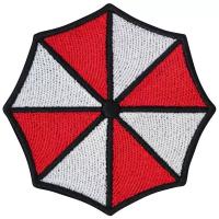 Нашивка (шеврон, патч) на липучке, Стежкофф, "Umbrella corporation ", 8 см, 1 штука