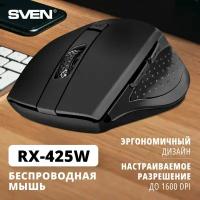 Мышь SVEN RX-425W, черный (SV-014483)