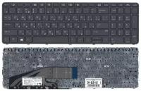 Клавиатура для HP V151646AS1 черная с черной рамкой