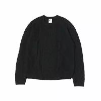 Nike Cable Knit Sweater Long Sleeve Black (XL)