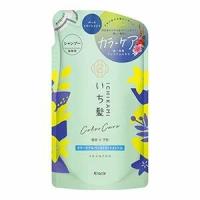 KRACIE Восстанавливающий шампунь Ichikami Color Care & Base Shampoo для ухода за окрашенными волосами, мягкая упаковка 330мл