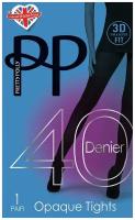 Колготки Pretty Polly, 40 den, размер XL, черный