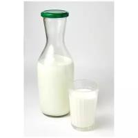 Бутылка для хранения молока литровая 1 литр. Термостойкая