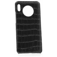 Чехол на Huawei Mate 30 Kruche IXLE18 Leather Black Croco