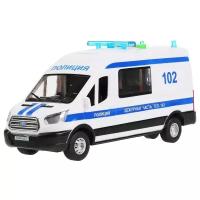 Машинка ТЕХНОПАРК Ford Transit Полиция (TRANSITVAN-22PLPOL), 27 см, белый