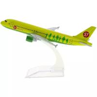 Airbus A320 syberia S7 airlines (16 cm long) | модель самолета airbus A320 аэробус А320 авиакомпания сибирь S7 длина 16 см