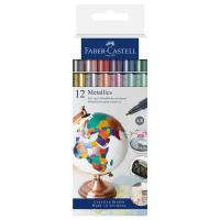 Faber-Castell Набор маркеров Metallics, 160713, ассорти, 12 шт