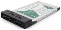 Адаптер CardBus PCMCIA на 2 SATA Gembird PCMCIA-SATA2