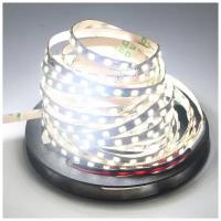 Светодиодная лента SMD2835-120LED-IP33-12V узкая 5 мм сверхъяркая 5м. - Цвет свечения:Белый 5500-6000K