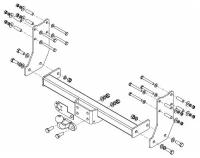 Фаркоп Avtos ТСУ FORD TRANSIT шасси (2000-2014) Пикап (без электрики)