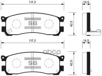 Колодки тормозные задние SP1528 для MAZDA 929 III 1987-1991, MPV I 1995-1999, XEDOS 9 1993-