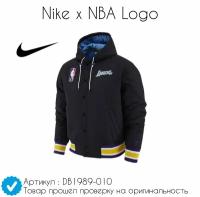 Бомбер куртка Nike x NBA Logo Lakers ультралегкая найк демисезонная