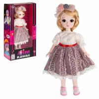 Кукла 1toy Alisa Kawai 30,5 см, с длин. светл. вол. с зак., в кор. 18,5х34х8 см