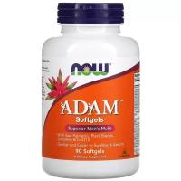 NOW Foods ADAM, мужские витамины адам, 90 софтгель капсул
