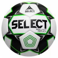 Футбольный мяч SELECT BRILLANT REPLICA бел/зел/сер, 4