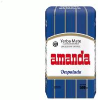 Чай йерба мате Amanda Despalada, настоящий аргентинский мате (матэ), крепкий сорт, 500 г