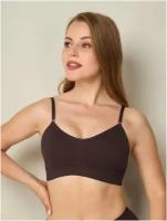 Топ SeamlessFLEX Top control plus, dark chocolate (шоколадный), 5XL-50