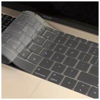 Накладка на клавиатуру Viva для Macbook 12/Pro 13/15 2016 - 2019, без Touch Bar, US, силиконовая, прозрачная