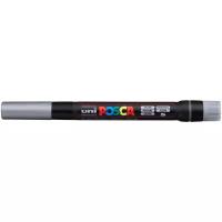 Uni Mitsubishi Pencil маркер POSCA PCF-350, серебряный, 1 шт