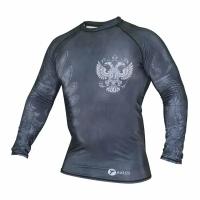 Рашгард для MMA Rusco Sport BLACK HERB, взрослый (L)