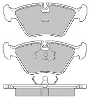 Колодки тормозные дисковые передние Allied Nippon ADB0358