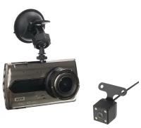 Видеорегистратор Cartage 4736409, 2 камеры, черный