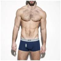 Трусы-боксеры "Basic Modal Boxer - Heather Grey" / ES Collection / Синий