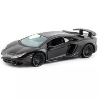 Легковой автомобиль RMZ City Lamborghini Aventador LP 750-4 Superveloce 554990M 1:32, 12.7 см, черный матовый