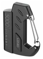 Внешний аккумулятор - брелок LDNIO PR522 5000mAh Portable Power Bank - Keychain, черный