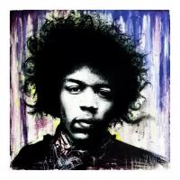 Плакат, постер на бумаге Jimi Hendrix/Джими Хендрикс. Размер 21 х 30 см