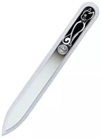 Пилка для ногтей BOHEMIA Czech Glass Nail Files 135691 стеклянная с ручной росписью, 135мм