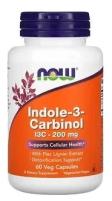 NOW Foods Indole-3-Carbinol - Индол 3-карбинол 200 mg 60 вегетарианских капсул