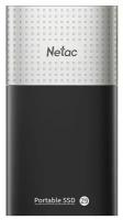 500 ГБ Внешний SSD Netac Z9, USB 3.2 Gen 2 Type-C, черный/серебристый