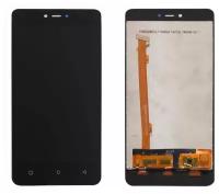 Дисплей (экран) в сборе с тачскрином для BQ Mobile BQ-5032 Element черный / 1280x720